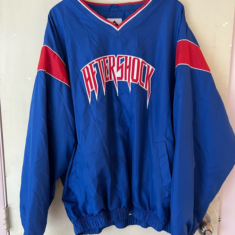 Augusta Sportswear Blue Pullover with Red Trim